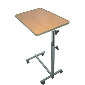 Adjustable Bed Table With 4 Castors