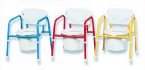 Adjustable Paediatric Commode With Chest Strap
