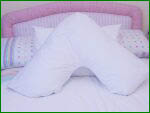 V Shaped Pillow Fluid Proof Pillow Case