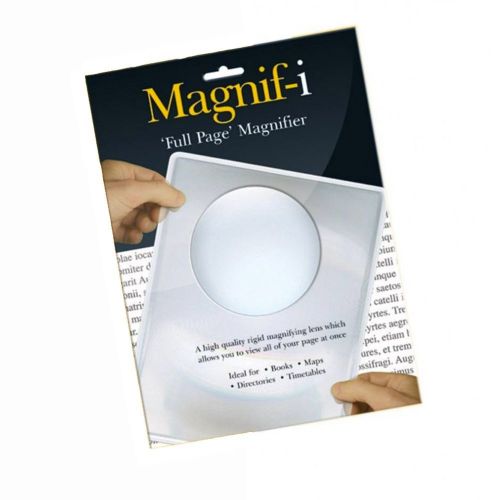 Full Page Magnifier Essential Aids UK