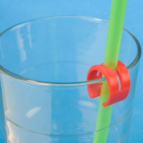 Strawberi Straw Holder Pack of 10 Essential Aids UK