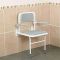 Padded Wall-Mounted Shower Seat with Back and Arms